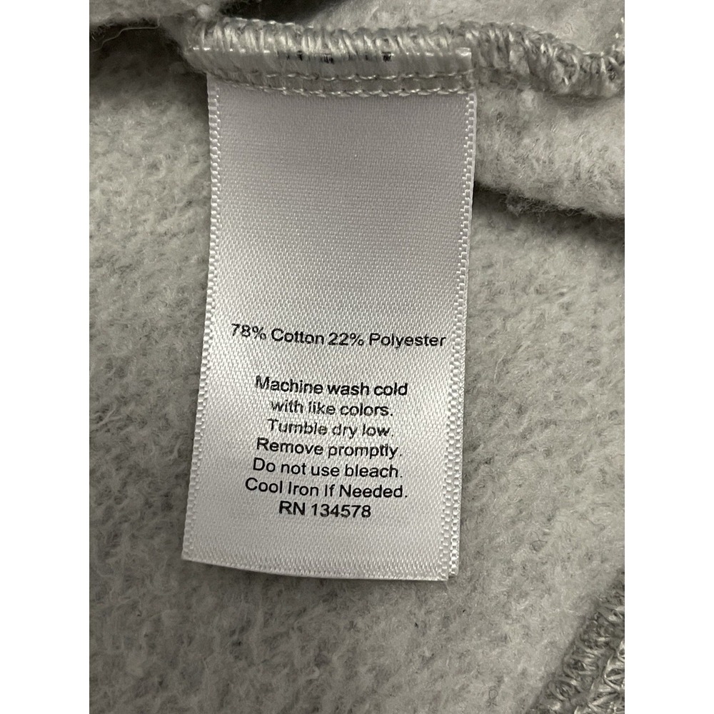 Vineyard Vines By Shep & Ian Applique Logo Sweatshirt Gray Green Adult Size S - Picture 7 of 7